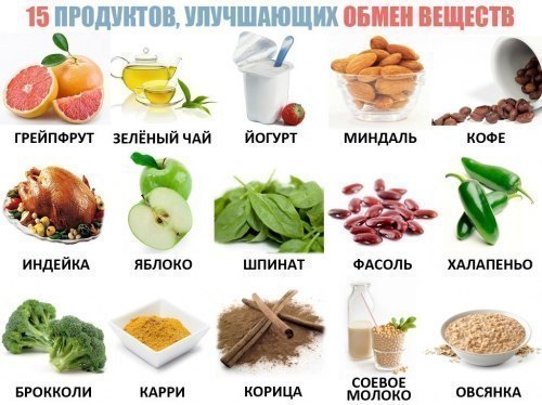 15 продуктов, улучшающих обмен веществ