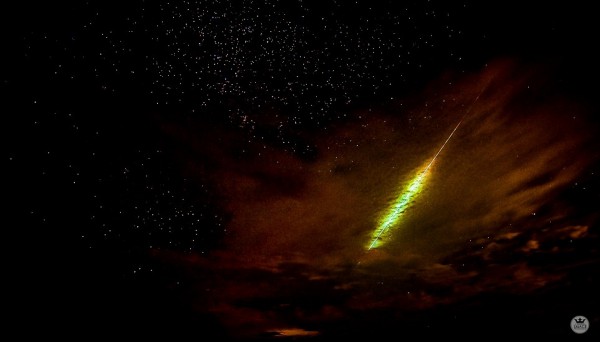 Ночной звездопад - самый яркий метеоритный поток. ФОТО
