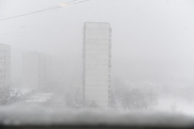  Москву занесло снегом. ФОТО