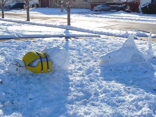 Забавные снеговики поднимут настроение