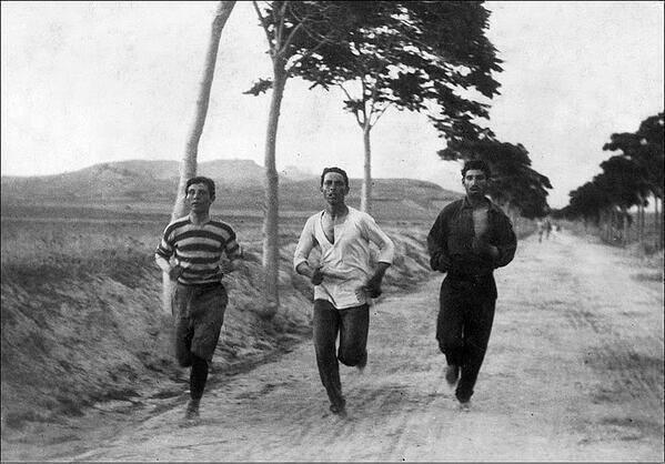 Первый марафон во время современных Олимпийских игр, 1896 год. ФОТО