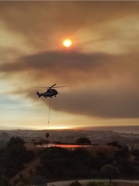 пожар в испании 2 В Испании из-за мощного пожара пришлось эвакуировать 500 человек (видео)