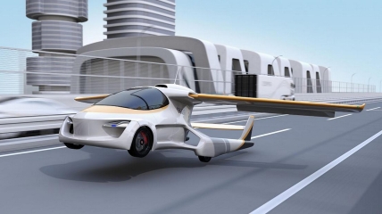 Люди мечтали о летающих автомобилях с давних пор