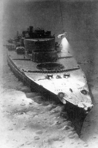 Линкорн «Бисмарк» на дне океана. ФОТО