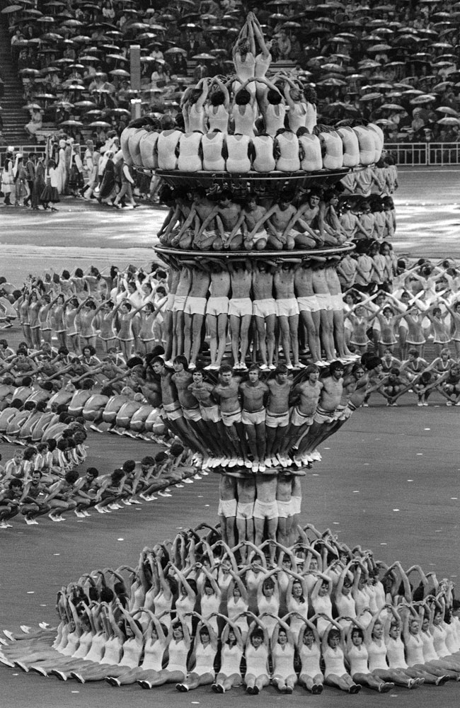 Церемония открытия Олимпийских игр, Москва, 1980 г. ФОТО