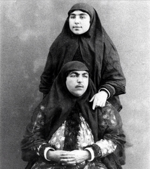 Жены из гарема персидского шаха Насреддина-шах Каджара, 1870-е. ФОТО