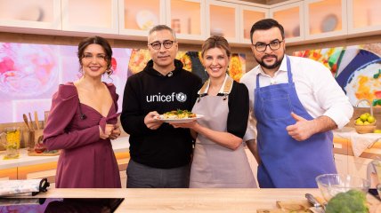 Елена Зеленская  в эфире шоу "Завтрак с 1+1" немного оговорилась, но украинцы подхватили фразу