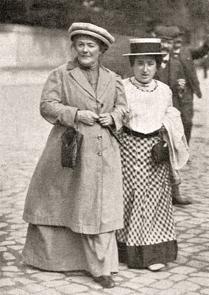 Клара Цеткин и Роза Люксембург. Музы революции. 1910 г. ФОТО