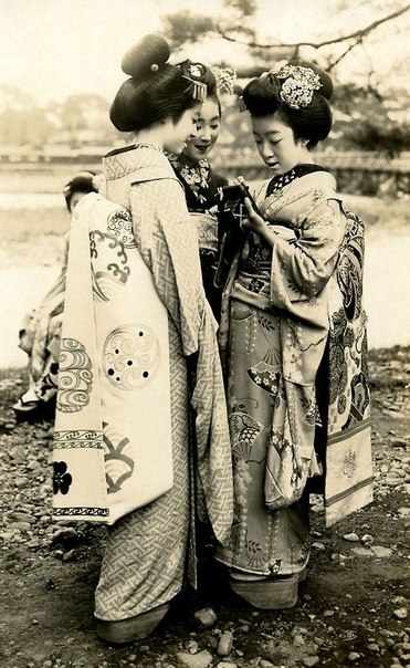Гейши. Япония, 1920-е. ФОТО