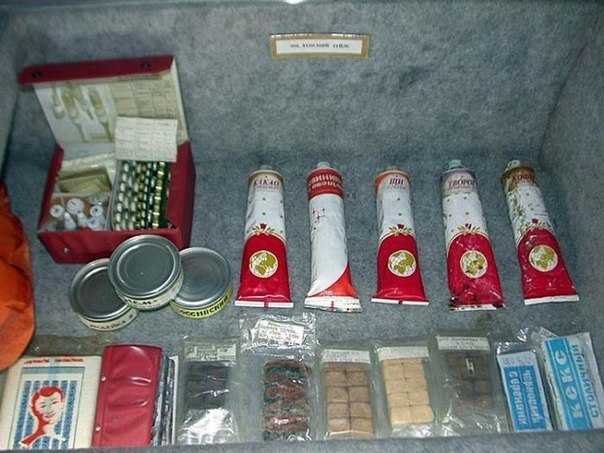 Продовольственный набор советского космонавта. ФОТО