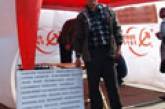 Интервью с бывшим работником ЧСЗ А. Тараном, голодающим на площади Ленина в знак протеста против произвола Чуркиных на заводе