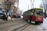 В Николаеве сошел с рельс трамвай