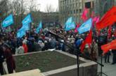 5 апреля в Николаеве  прошел  митинг противников досрочных выборов в ВРУ