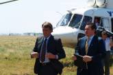 Президент  лично посетил высушенные засухой поля Николаевской области