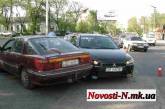 Две девушки и два Mitsubishi сошлись в одном ДТП в Николаеве