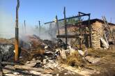 Пожар во дворе жителя Николаевщины уничтожил три тонны сена
