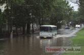 Центр Николаева снова затоплен из-за мощного ливня. ДОБАВЛЕНО ВИДЕО