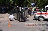 В центре Николаева милицейский автомобиль врезался в машину спецназа СБУ "Альфа"