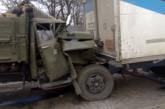 В Вознесенском районе столкнулись 2 грузовика (добавлено фото)
