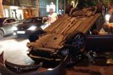 В Одессе автомобиль "Honda" перевернулся на крышу после столкновения с другой иномаркой. ФОТО