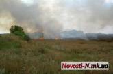 В Первомайске от жары пылают пожары