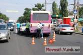 В Николаеве столкнулись междугородний автобус и «Волга»