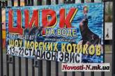Результаты проверки цирка, гастролирующего в Николаеве: разрешения на диких животных нет, а морской лев вообще арендован