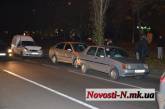 В центре Николаева на пешеходном переходе столкнулось три автомобиля. На проспекте пробка
