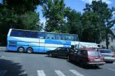 Туристический автобус протаранил «Ладу» на Большой Морской