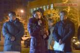На николаевском майдане Матейчук рассказала о харьковском форуме и призвала «делать революцию в себе»