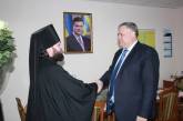 Епископ Алексий поздравил Геннадия Николенко с назначением на должность председателя Николаевской ОГА