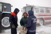 За неделю на Николаевщине из снежных заносов вызволили 16 рейсовых микроавтобусов и четыре автобуса