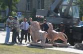 Николаевцам на День города местные власти «подарили» южно-китайских львов