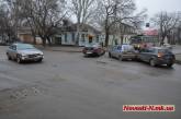 В центре Николаева столкнулись три иномарки. ВИДЕО
