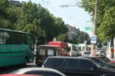 Парад на День города превратил центральные улицы Николаева в сплошную пробку