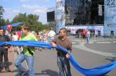 К 220-летию Николаева на площади развернули самый большой государственный флаг