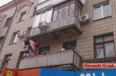 На ул. Советской ремонтируют аварийные балконы