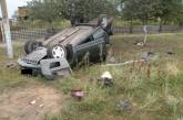 На Николаевщине перевернулся автомобиль: водитель погиб, трое пассажиров госпитализированы