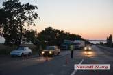 Сотрудники ГАИ направляют транзитный транспорт, идущий через Николаев на Одессу, в объезд