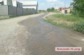 В Первомайске стараниями работников водоканала появилась рукотворная река
