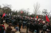 Сторонникам Тягныбока не дали провести запланированный марш в Николаеве. Дошло до мордобоя