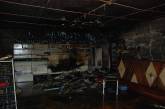 На Николаевщине почти два часа тушили пожар в магазине, который расположен в безводном участке