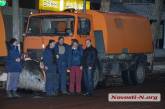 Мэр Николаева проверил как убирают улицы после непогоды