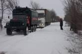 Последствия непогоды на Николаевщине: перевернувшийся автобус, обледенения, заторы