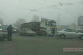 В Николаеве в ДТП попала машина с елками