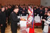 Южноукраинские атомщики встретили участников АТО хлебом-солью