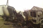 В Николаевской области сгорел грузовик. ФОТО