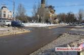 На главном городском перекрестке движение практически полностью восстановлено