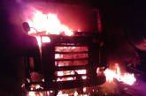 На Николаевщине загорелся грузовик. ФОТО