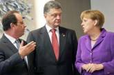 Олланд, Меркель и Порошенко требуют пустить наблюдателей ОБСЕ на Донбасс, чтобы следить за "режимом тишины"